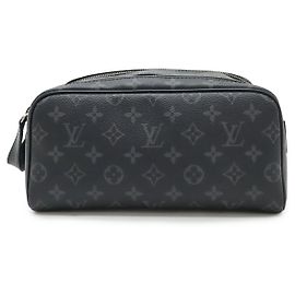 Pochette Dopp Monogram Eclipse Louis Vuitton Noir