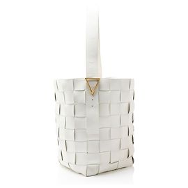 Bottega Veneta Intrecciato Maxi Cassette Tote Branco