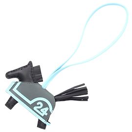 Pingente de couro Rodeo PM da Hermès Preto