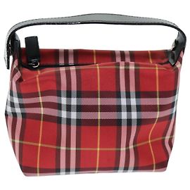 Burberry Nova Check Nylon Clutch Rot