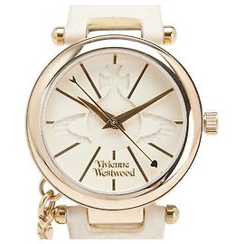 Relógio de quartzo em aço inoxidável Vivienne Westwood Dourado