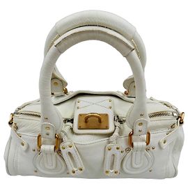 Chloé cuir paddington Blanc