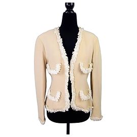 Moschino Cheap And Chic Moschino Nature Friendly Garment Jacke Beige