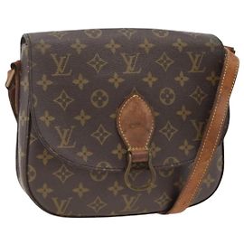 LOUIS VUITTON Bolsa de Ombro Monogram Saint Cloud GM M51242 LV Auth ka3097 Monograma