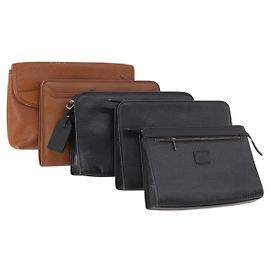 Burberrys Blue Label Tasche Leder 5 Set Schwarz Braun Auth fm5229 Braun Schwarz