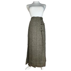 Vintage Dior Wollrock Grau M Grau