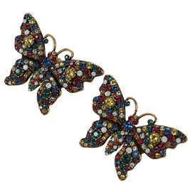 Pendiente GUCCI Pierce metal Multicolor Auth LNZ860V Multicolor
