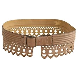 Alaïa Cinturón camel Camello