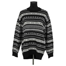 Alexander Wang Schwarzer Wollpullover S Schwarz