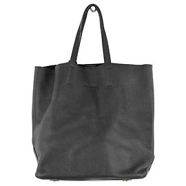 Robert Clergerie Bolsa tote de couro preta Preto
