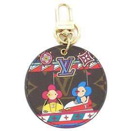 Porte-clés Monogram Vivienne de Louis Vuitton Marron