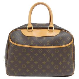 Bolsa de mão Bowling Vanity Monogram Louis Vuitton Marrom
