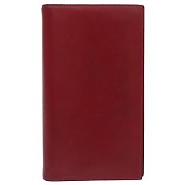 Hermès Hermes Agenda A6 Day Planner Housse Leather Red