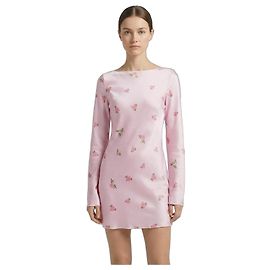 Djula Robe mini imprimée à fleurs rose Rose