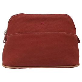 Bolide Tasche aus Canvas von Hermès Rot