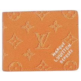 Louis Vuitton Monogram Heritage Long Bill Wallet Caramel