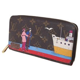Portefeuille Long Monogram Louis Vuitton Marron