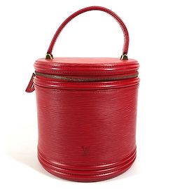 Bolso Vanity Cannes Epi M48037 de Louis Vuitton Roja