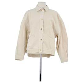 Des Petits Hauts Chaqueta de Algodón Beige Beige
