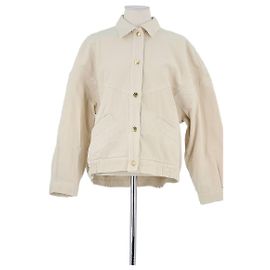 Des Petits Hauts Jaqueta de Algodão Bege Bege