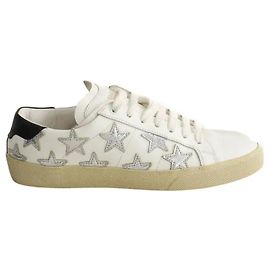 Saint Laurent Tênis brancos Branco