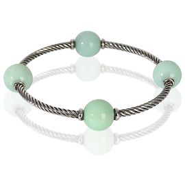 David Yurman Sterling Silver Chrysoprase Mustique Bracelet Other