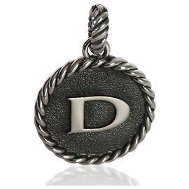 Pendente Grande Iniziale D in Argento Sterling David Yurman Altro