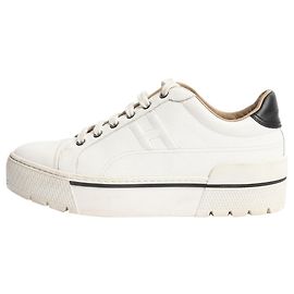 Hermès Baskets en cuir blanc - taille EU 38 Blanc