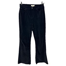 Reiss Samthose Schwarz Schwarz