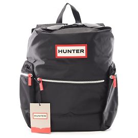 Autre Marque Zaino grande in nylon HUNTER con clip superiore Nero