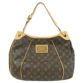 Sac à main épaule Louis Vuitton Monogram Galliera PM Marron Monogramme