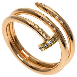 Anello Cartier Juste un Clou in Diamante in Oro Rosa 18K Rosa