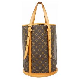 Borsa Tote Monogram Bucket GM di Louis Vuitton Marrone