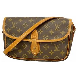 Borsa a Spalla Gibeciere PM Monogramma Louis Vuitton Marrone