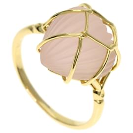 Christian Dior Ring aus Rosenquarz Gelb