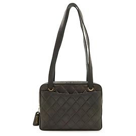 Bolsa tote matelassé Coco Mark da Chanel Preto