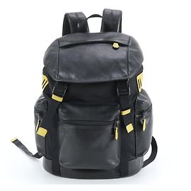 Coach F72018 Leather Backpack Shoulder Bag Black
