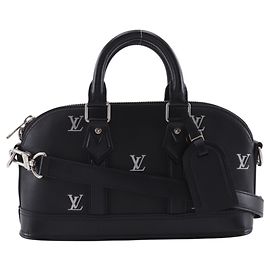 Louis Vuitton Alma EW Handbag Black
