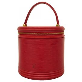 Louis Vuitton Epi Cannes Handbag M48037 Red