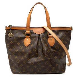 Sac à main Louis Vuitton Monogram Palermo PM Marron Monogramme