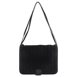 Bottega Veneta 2-Way Shoulder Tote Bag in Black Suede Black