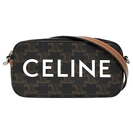 Céline Borsa a Spalla Celine Triomphe Marrone