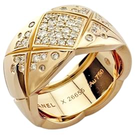 Anello Chanel Coco Crush in oro rosa 18K Rosa