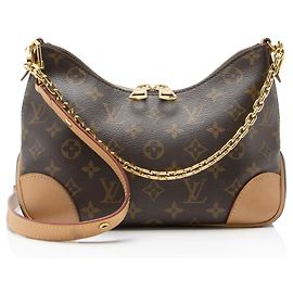 Bolsa de Ombro Boulogne NM em Canvas Monogram Louis Vuitton Marrom