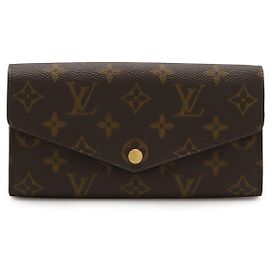 Portafoglio Lungo Sarah Monogramma Louis Vuitton Marrone
