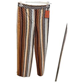Missoni Brown Viscose Pants Brown