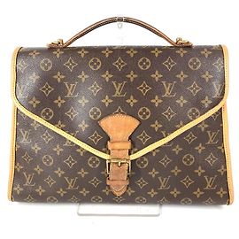 Maletín Beverly Monogram Louis Vuitton Castaño Otro Monograma