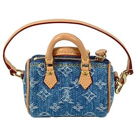 Louis Vuitton Monogram Denim Key Chain Blue Monogram
