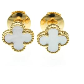 Sweet Alhambra 18K Gold Ohrstecker von Van Cleef & Arpels Golden