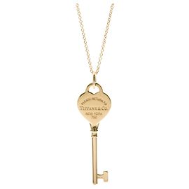 Tiffany & Co Collana chiave a cuore Return to Tiffany in oro rosa D'oro